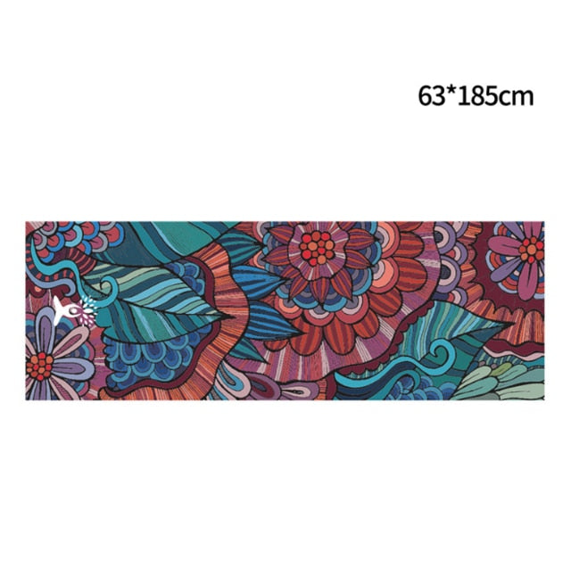 Hot Yoga Mat Towel. Non Slip Mat Cover Towel- The India Collection. WickedYo.